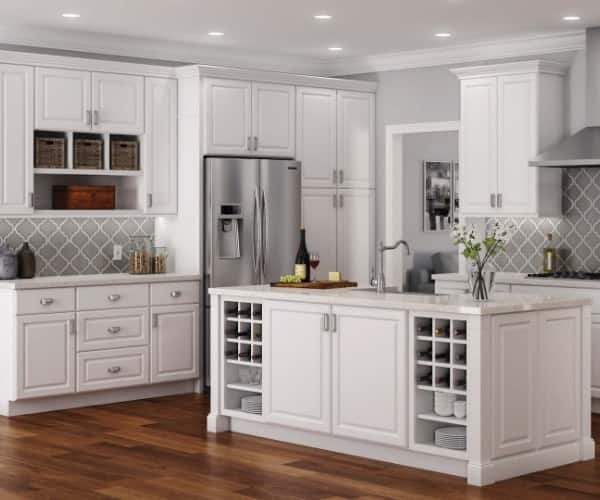 White - Kitchen Cabinets - Kitchen - The Home Dep