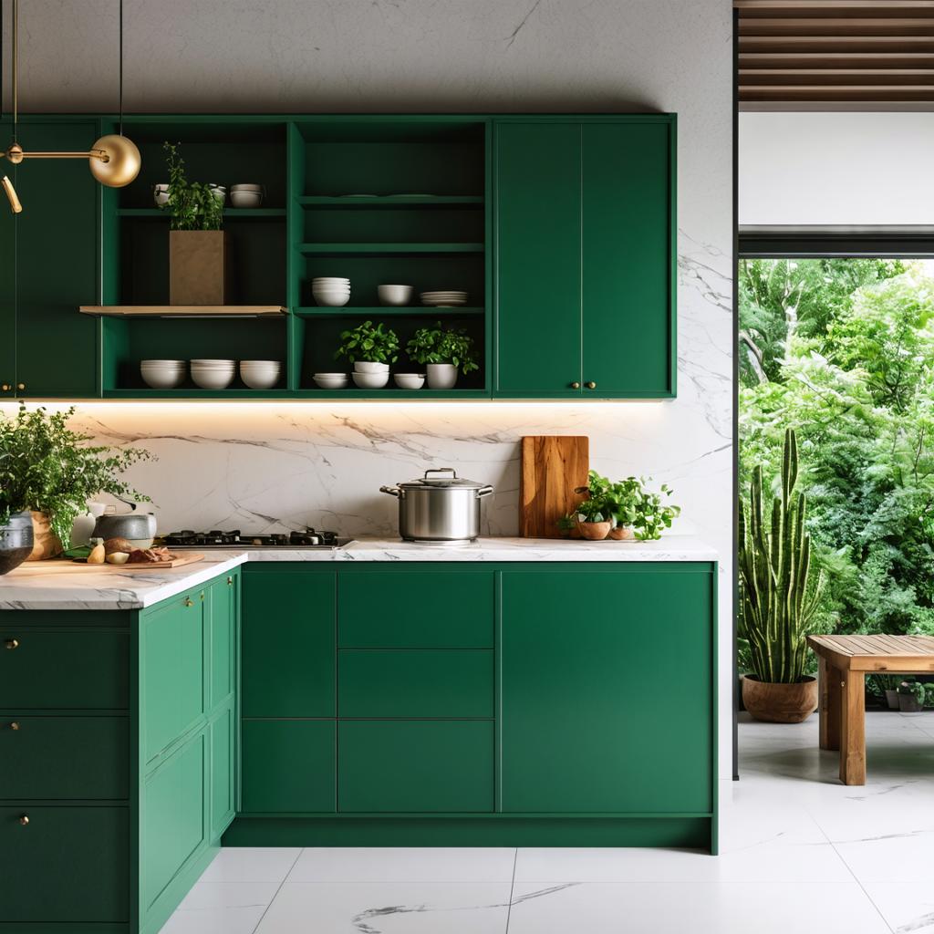 Benefits of Choosing ‌Green Kitchen Cabinets