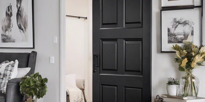 Upgrade Your Home with 30 Stylish Farmhouse Black Interior Doors