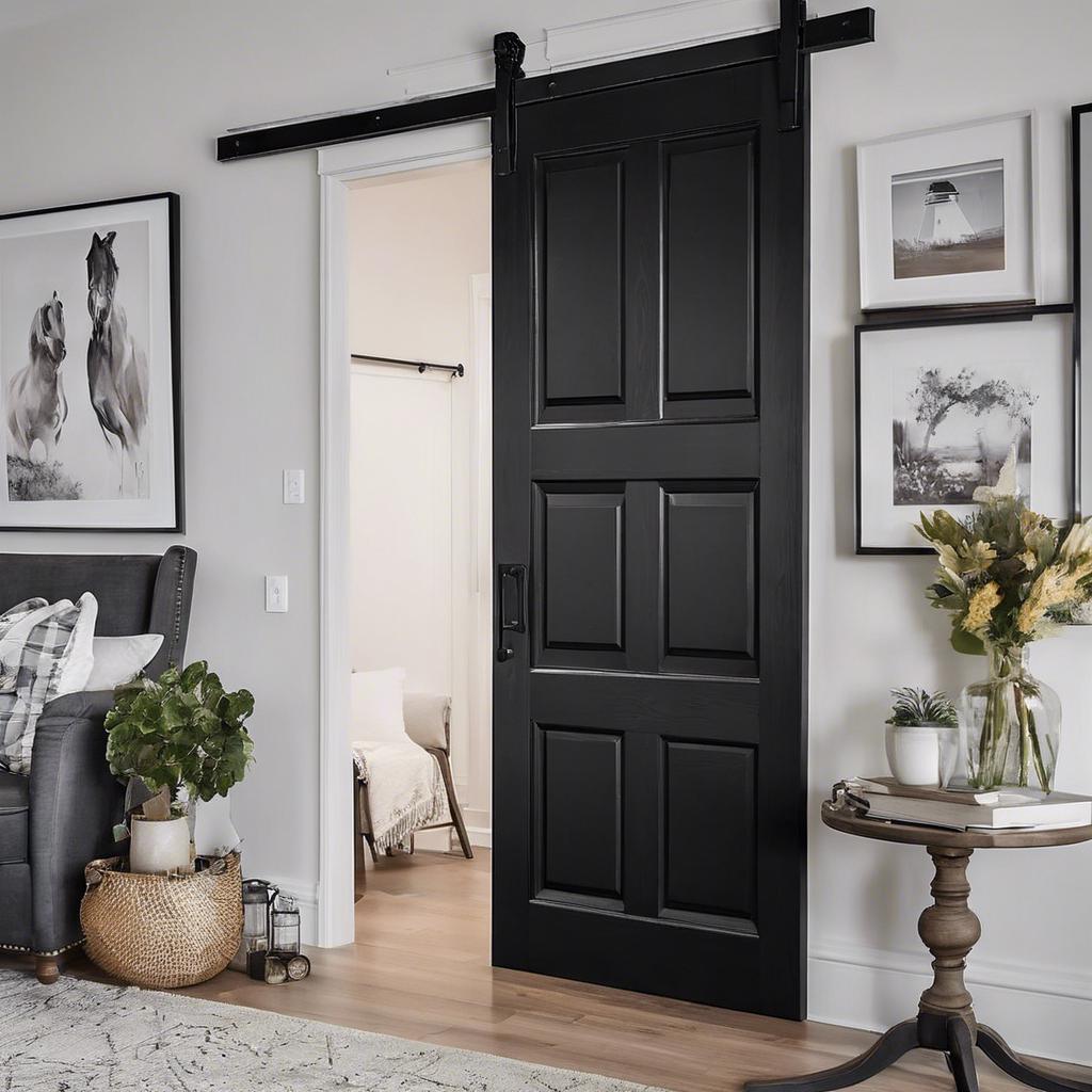 Upgrade Your Home with 30 Stylish Farmhouse Black Interior Doors