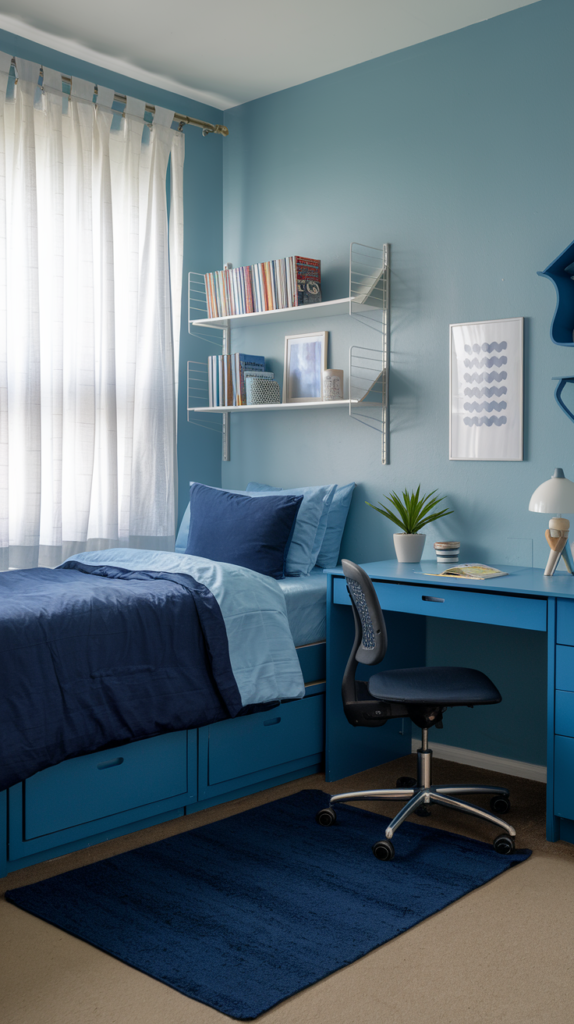 Transform Your Dorm Room with These 15 Serene Blue Decor Ideas