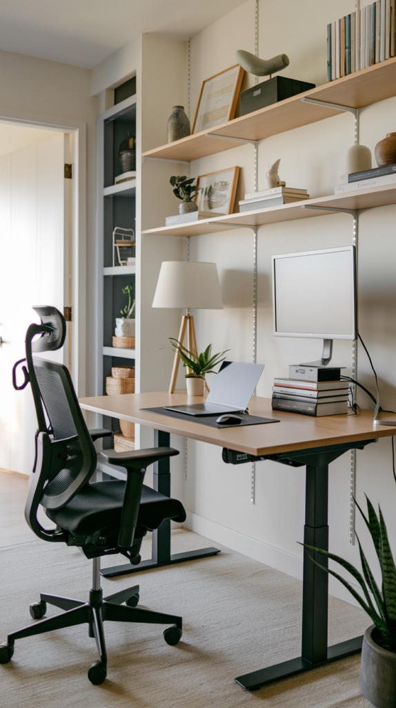 Ergonomic work area of ​​essentials