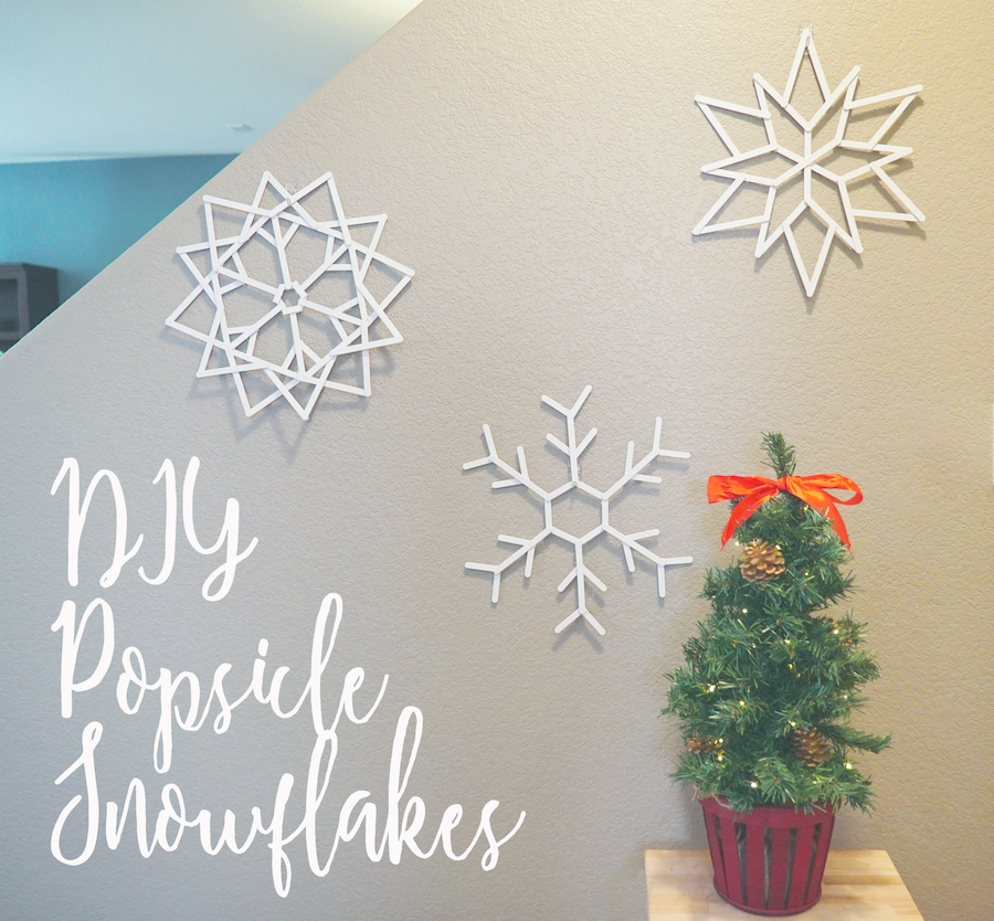 DIY Popsicle Stick Snowflake – Main Image