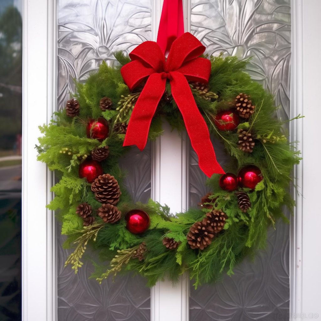 Wreath with <a href=