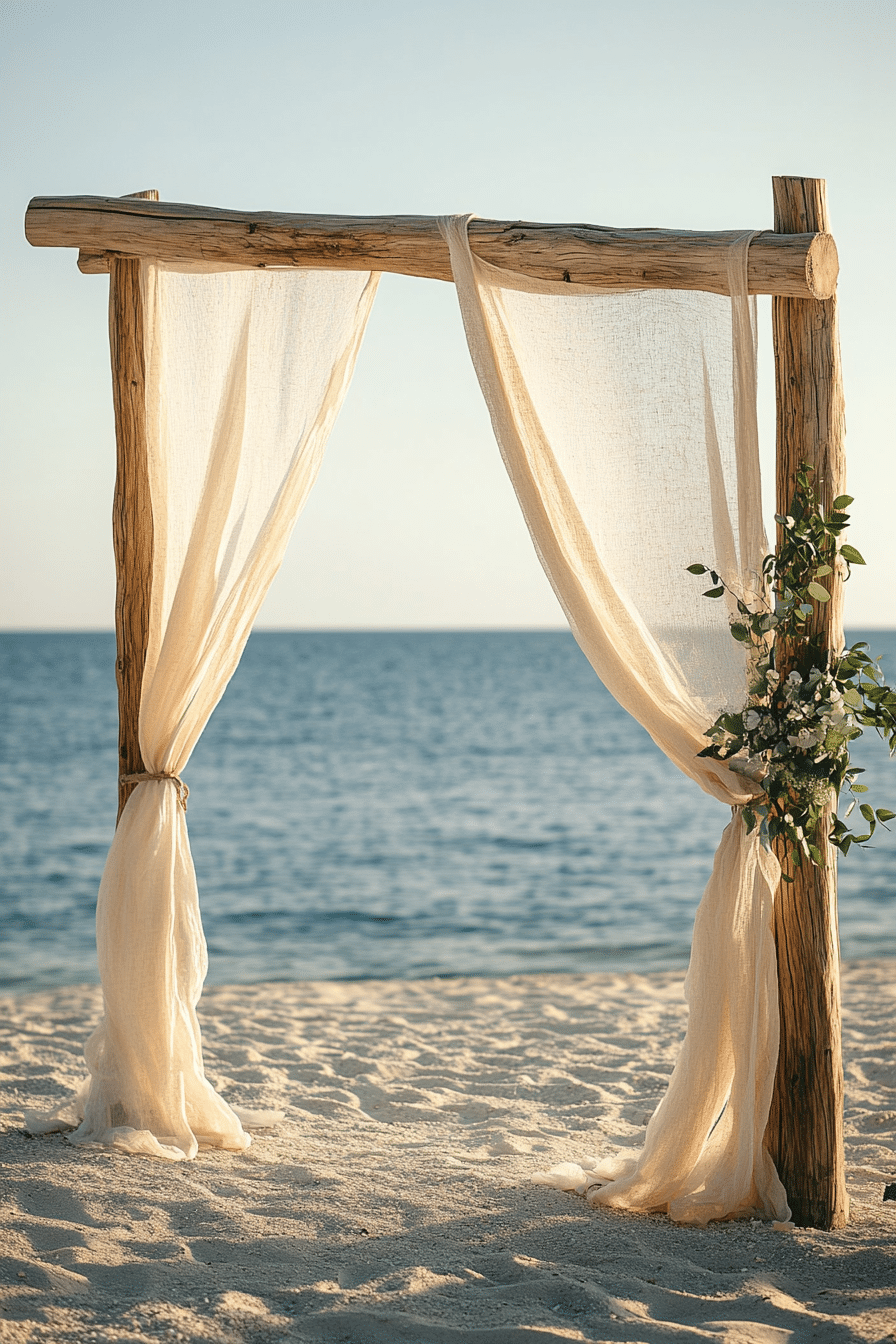 Boho wedding arch