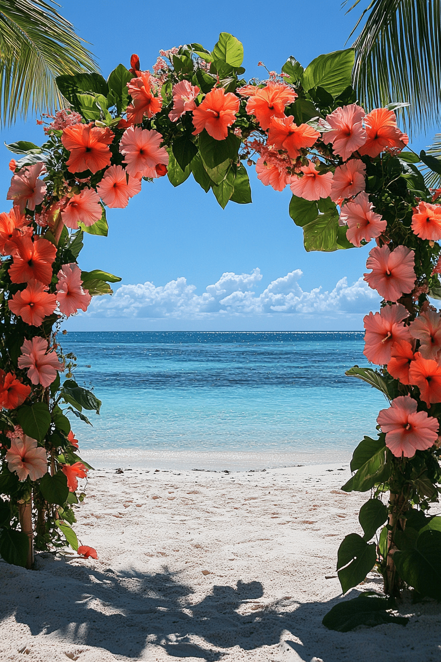 Boho wedding arch