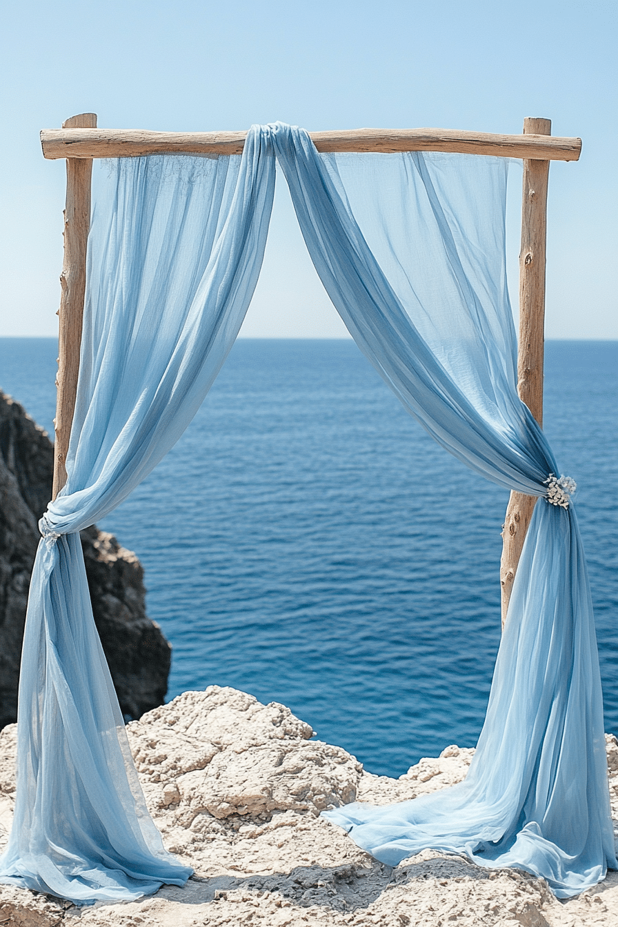 Boho wedding arch