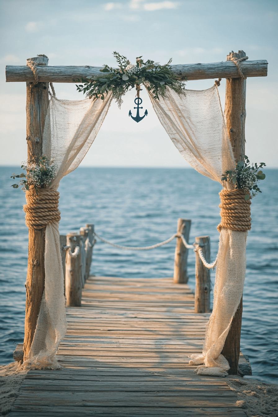 Boho wedding arch