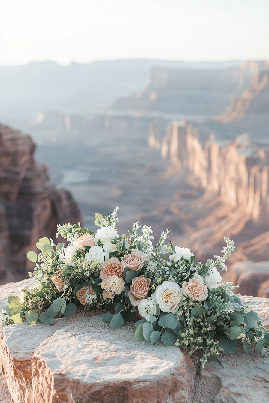 Boho wedding arch