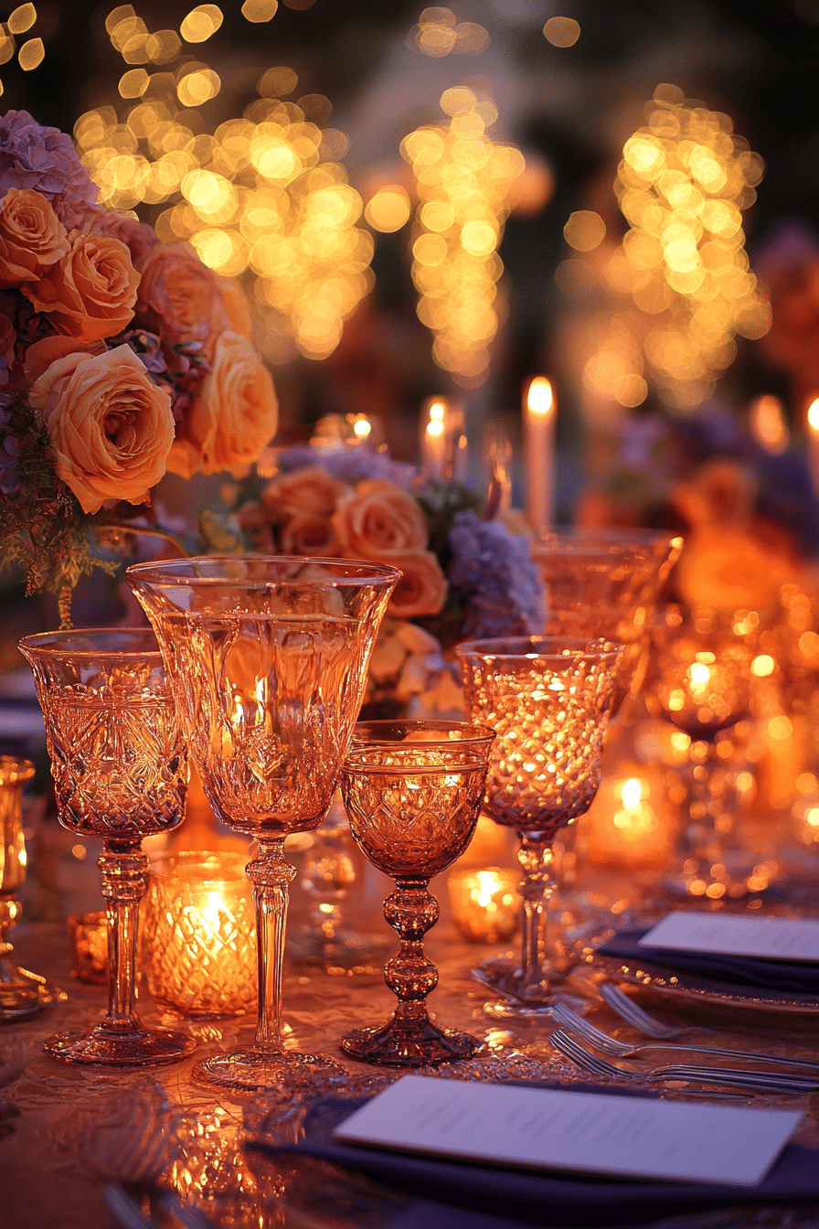 Boho wedding table decorations