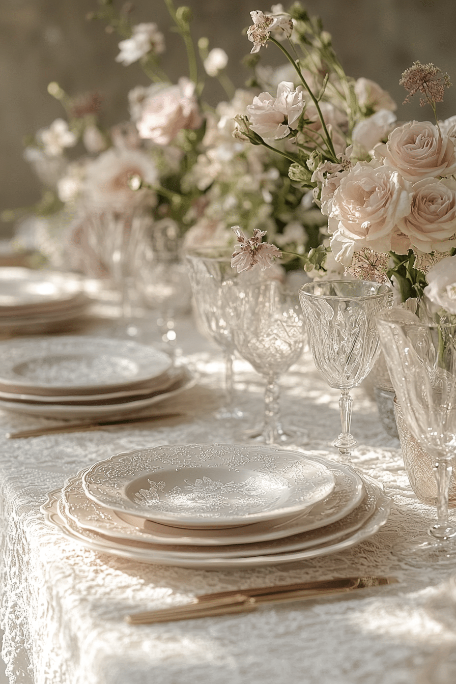 Boho wedding table decorations