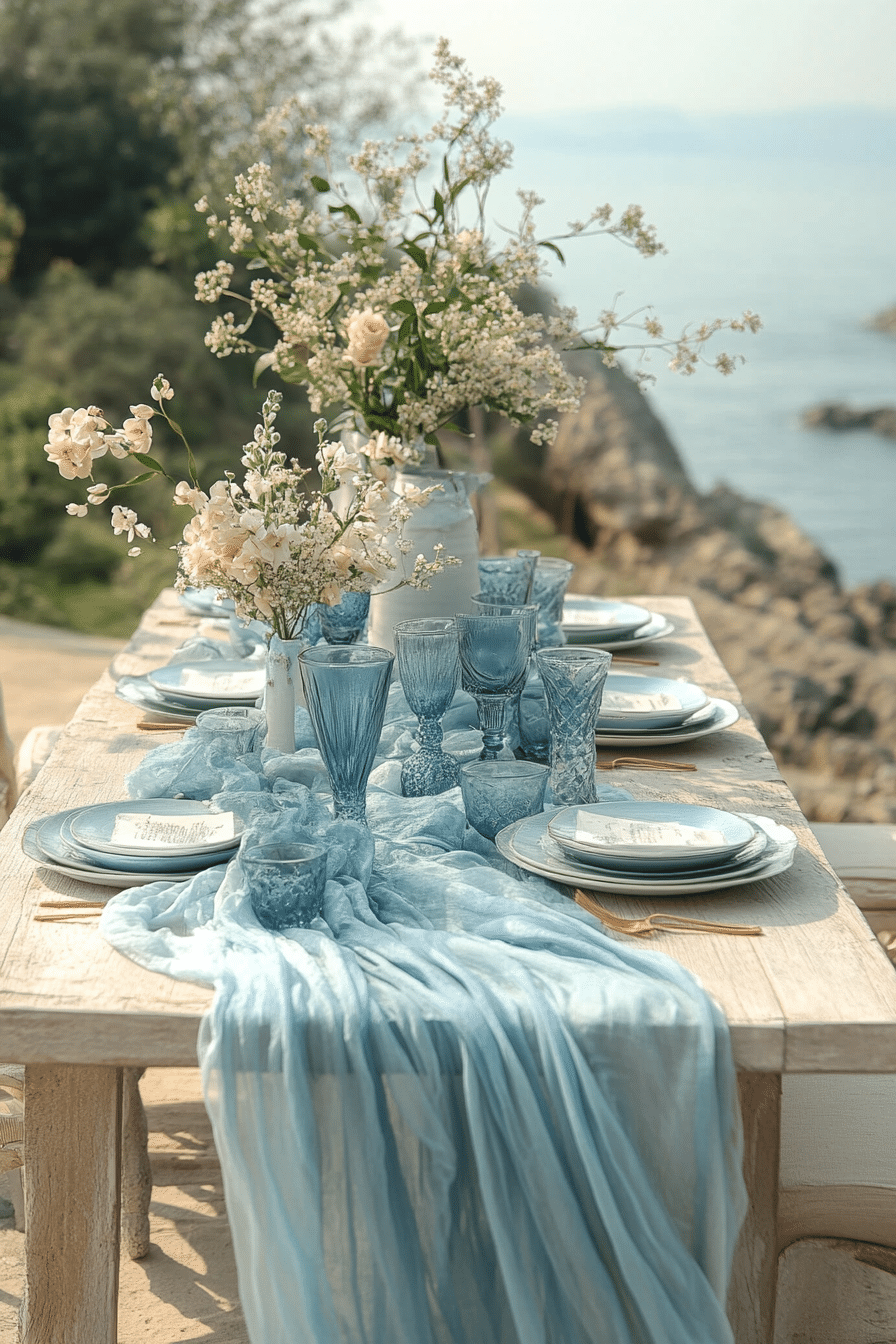 Boho wedding table decorations