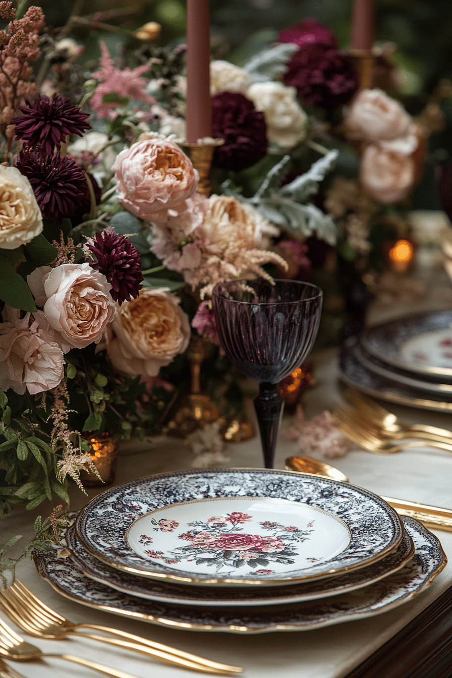 Boho wedding table decorations