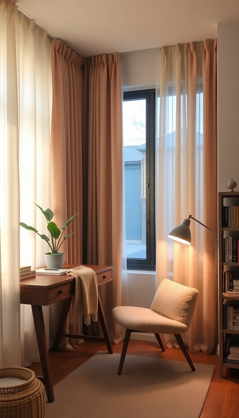 Cozy curtains for privacy