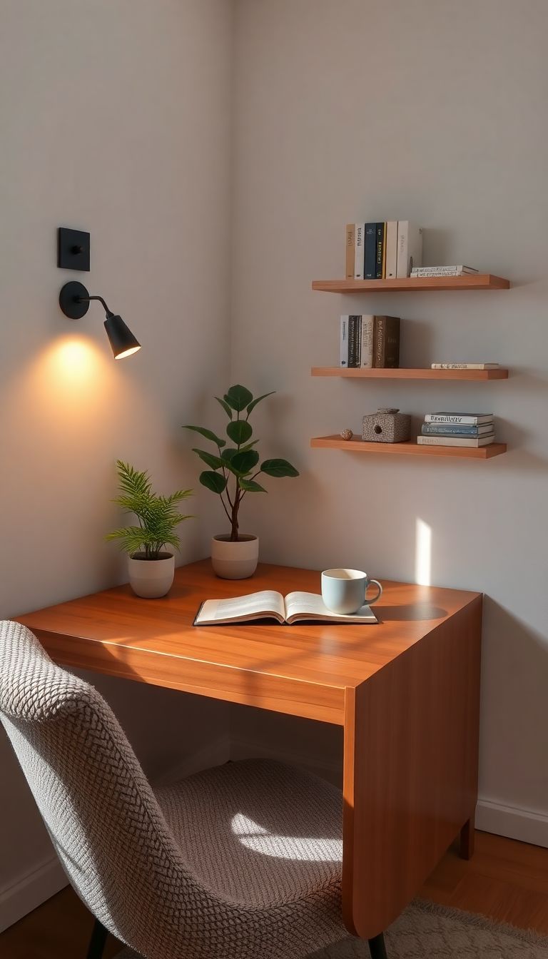 Wall mounted task lighting