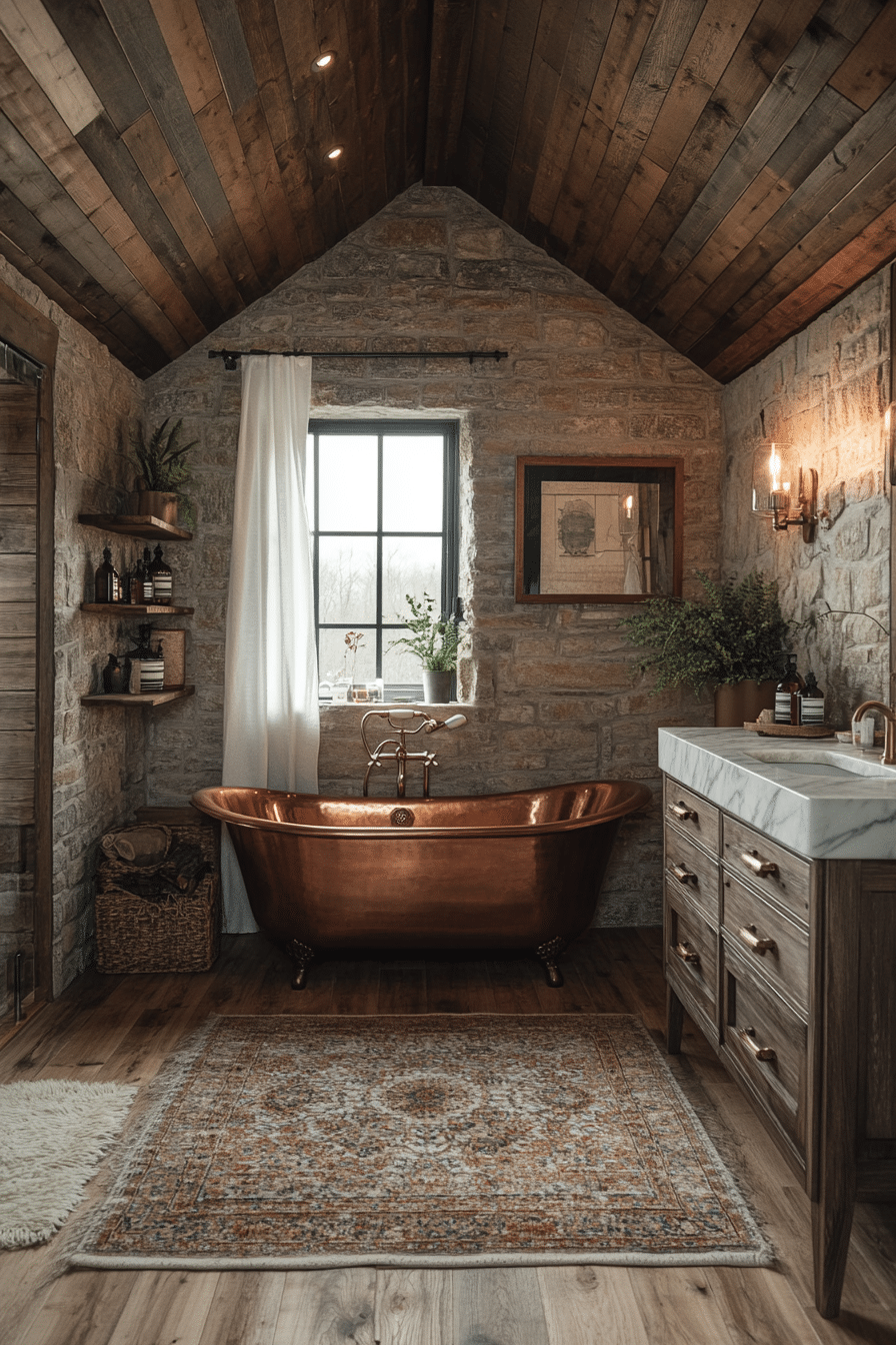 Country style bathroom