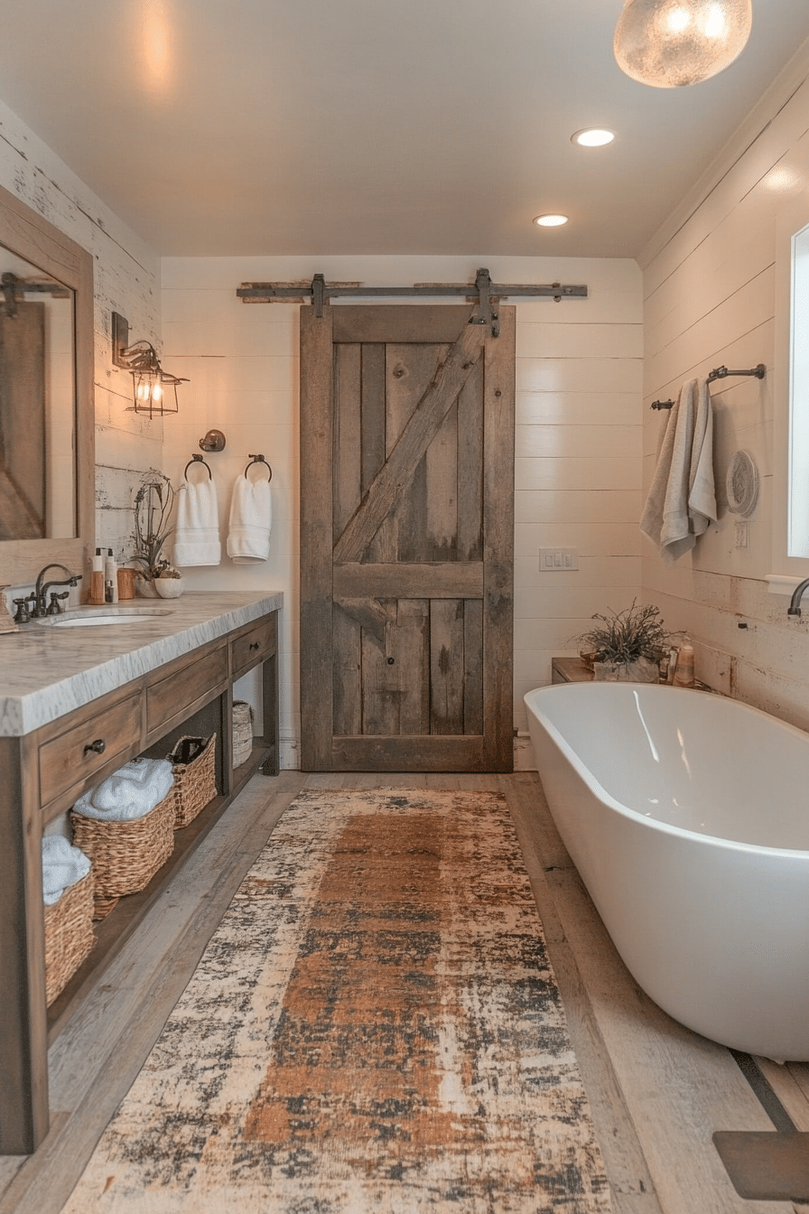 Country style bathroom