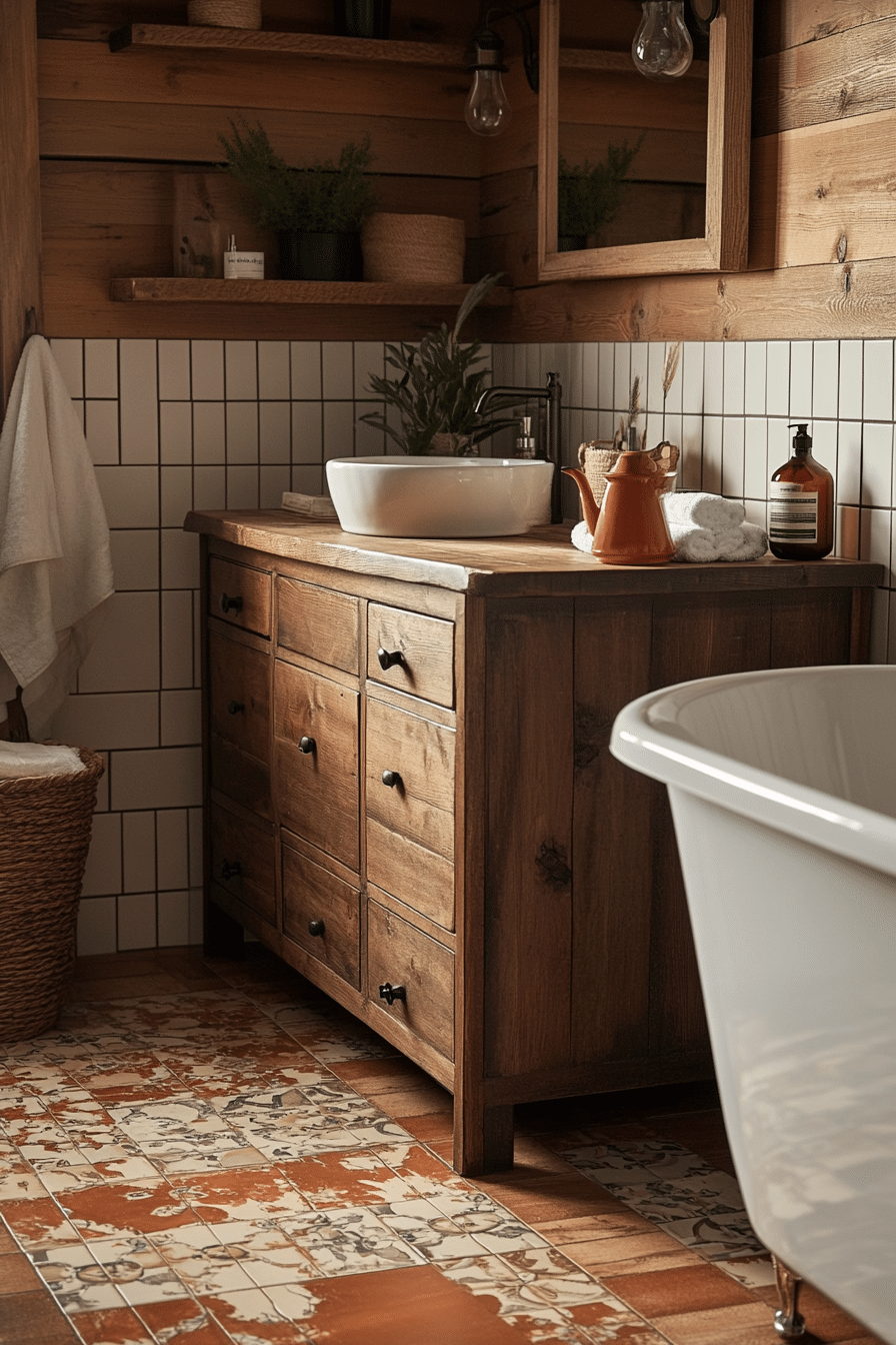 Country style bathroom