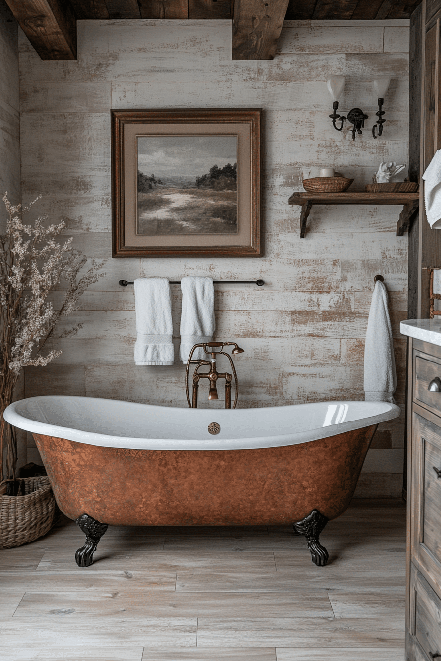 Country style bathroom