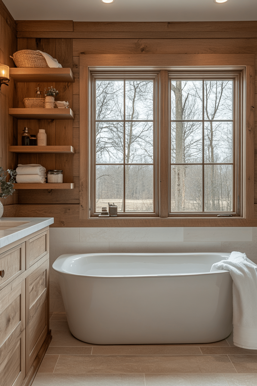 Country style bathroom