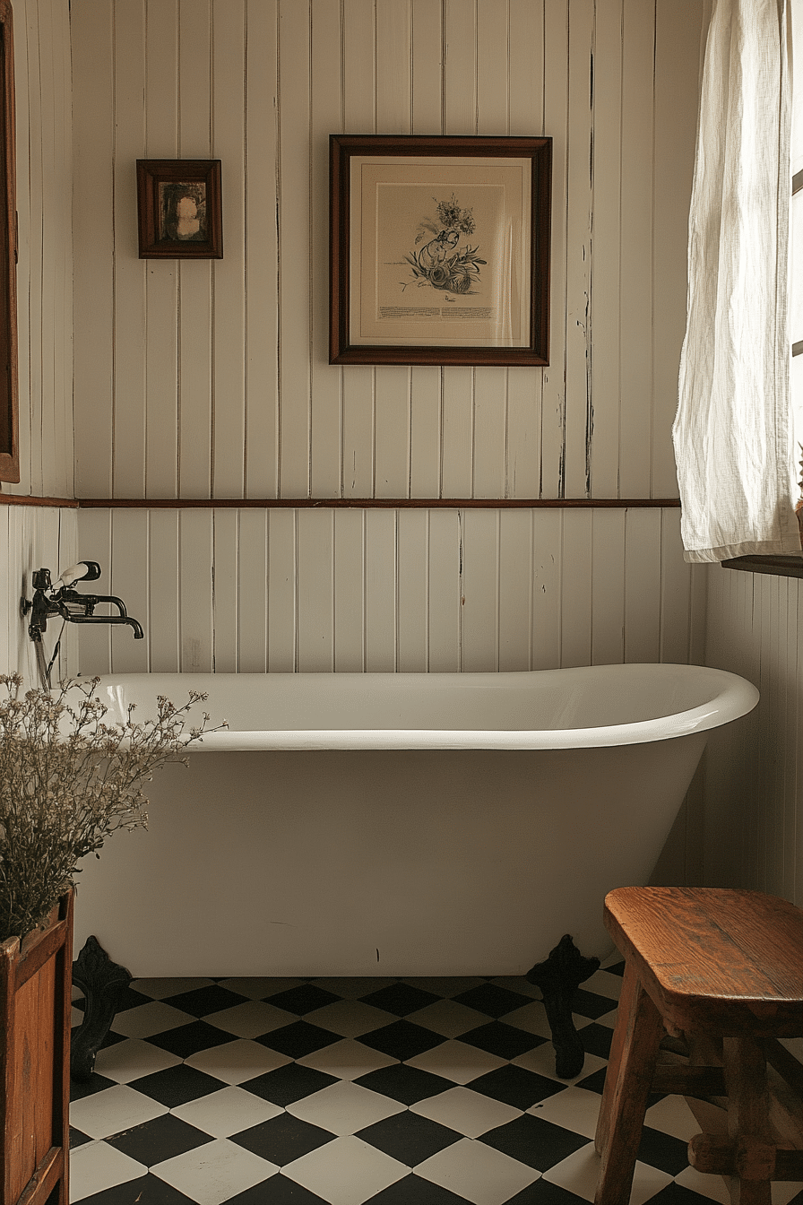 Country style bathroom