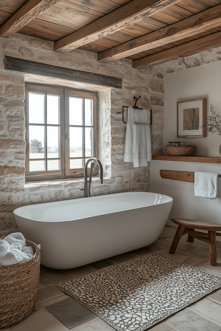 Country style bathroom