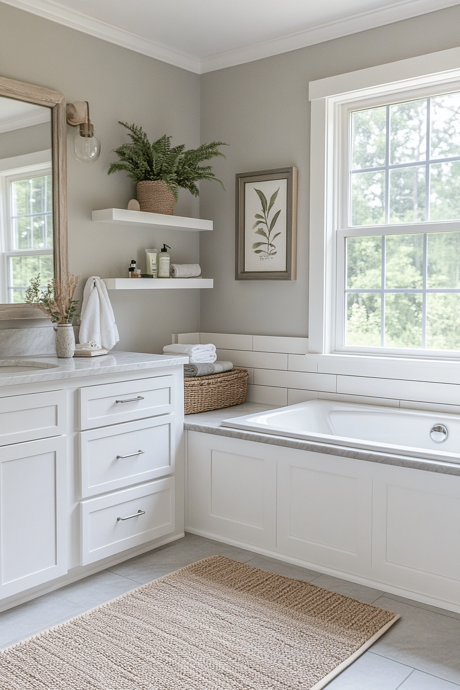 Country style bathroom