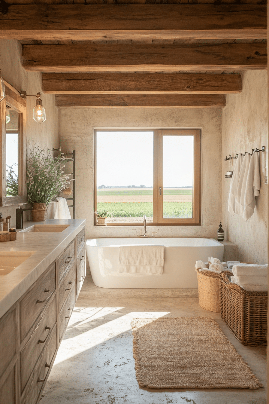 Country style bathroom