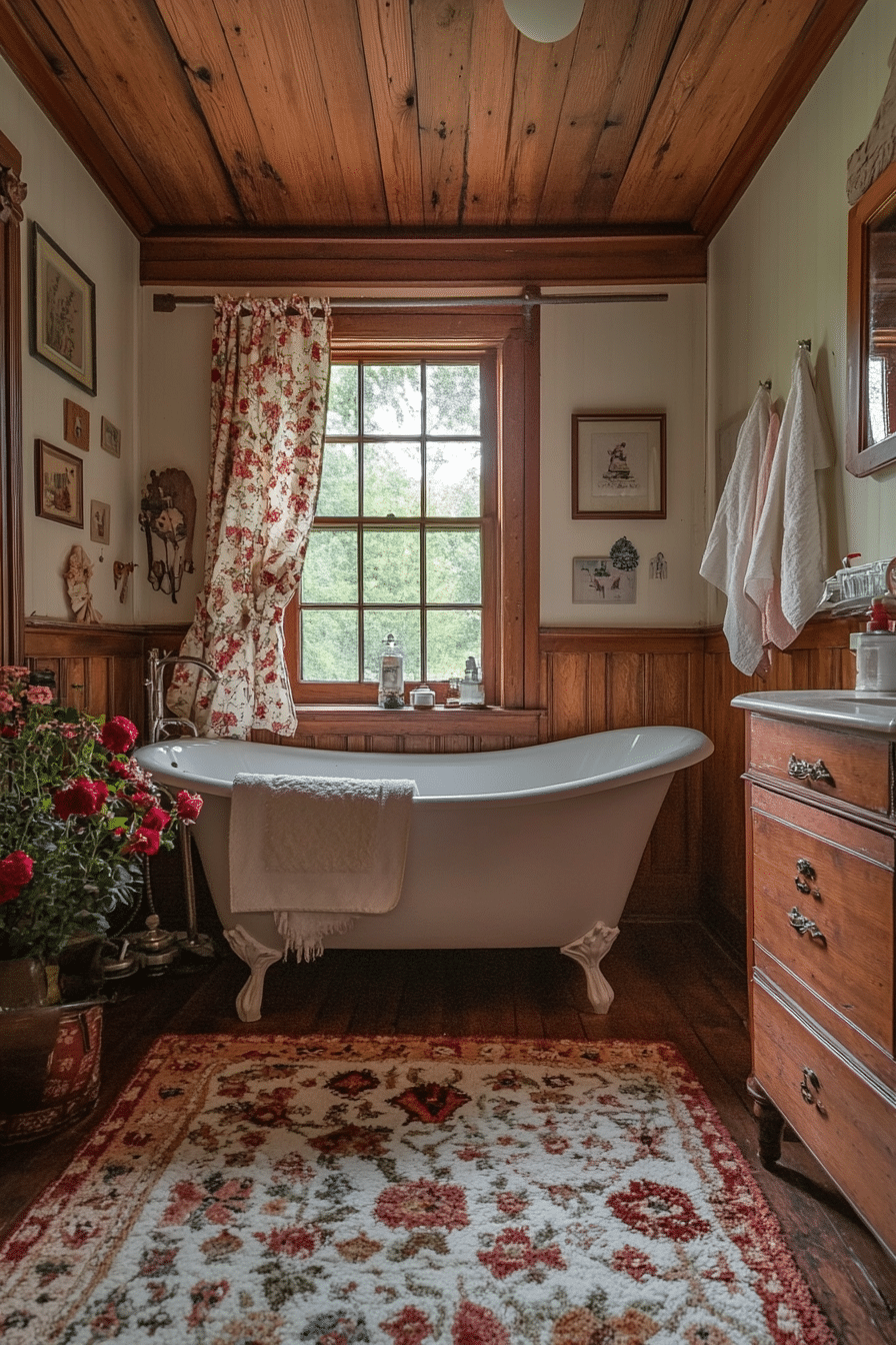 Country style bathroom