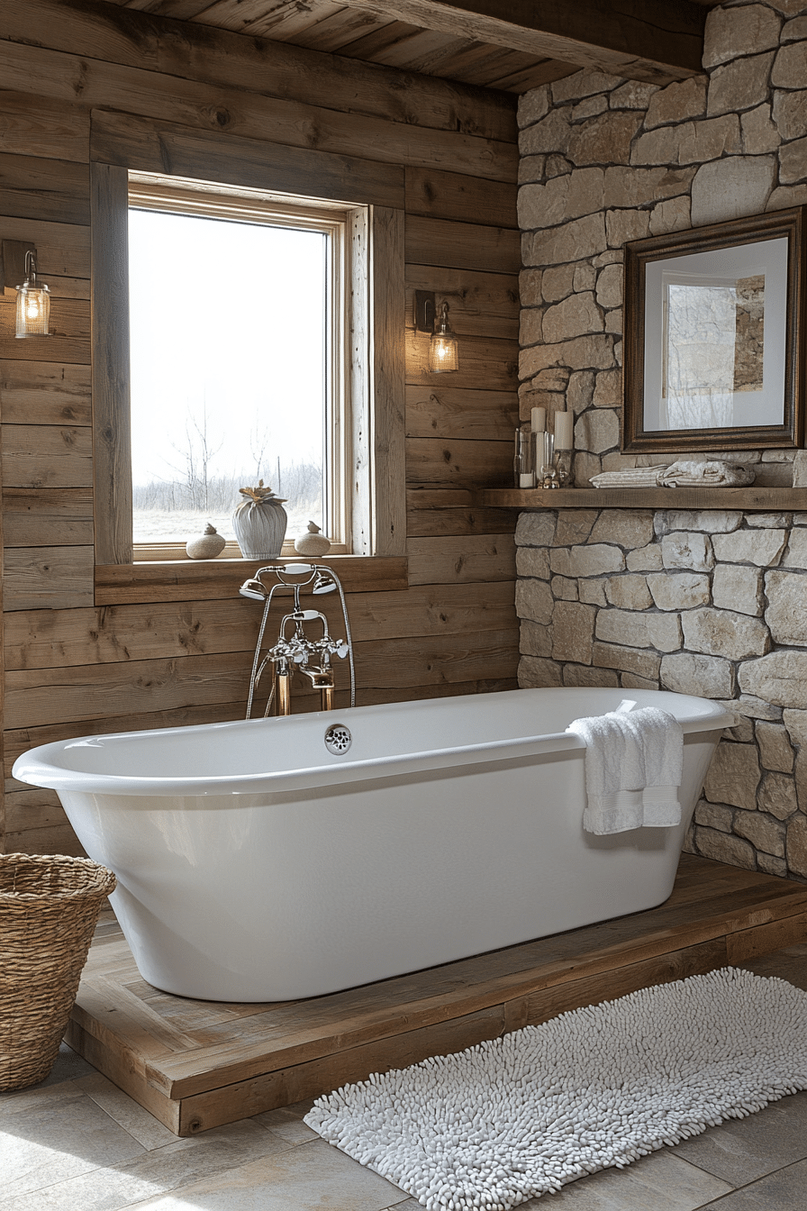 Country style bathroom