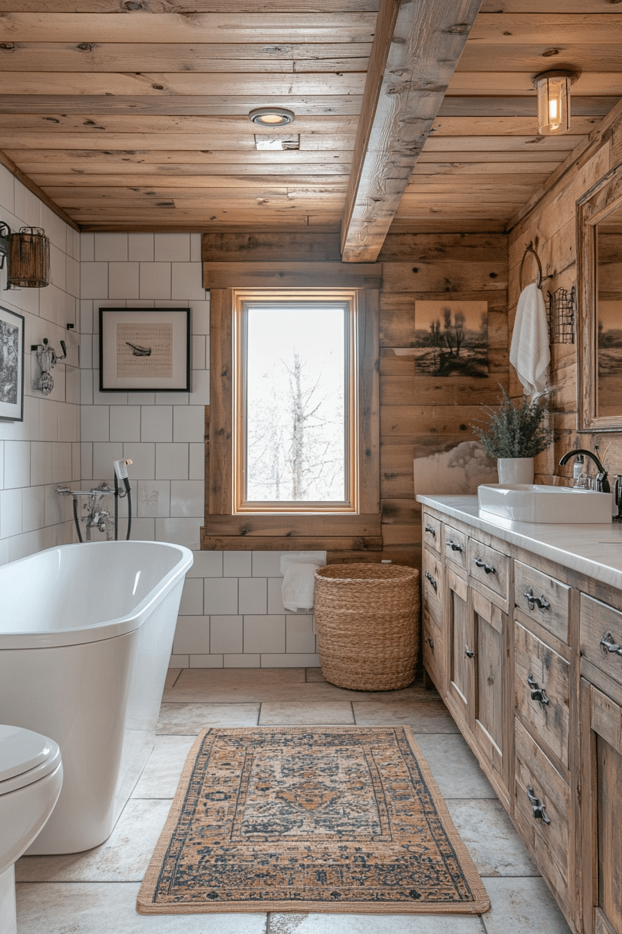 Country style bathroom