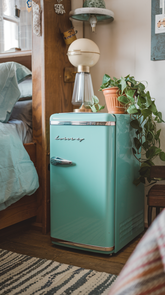 Mini fridge with that certain something