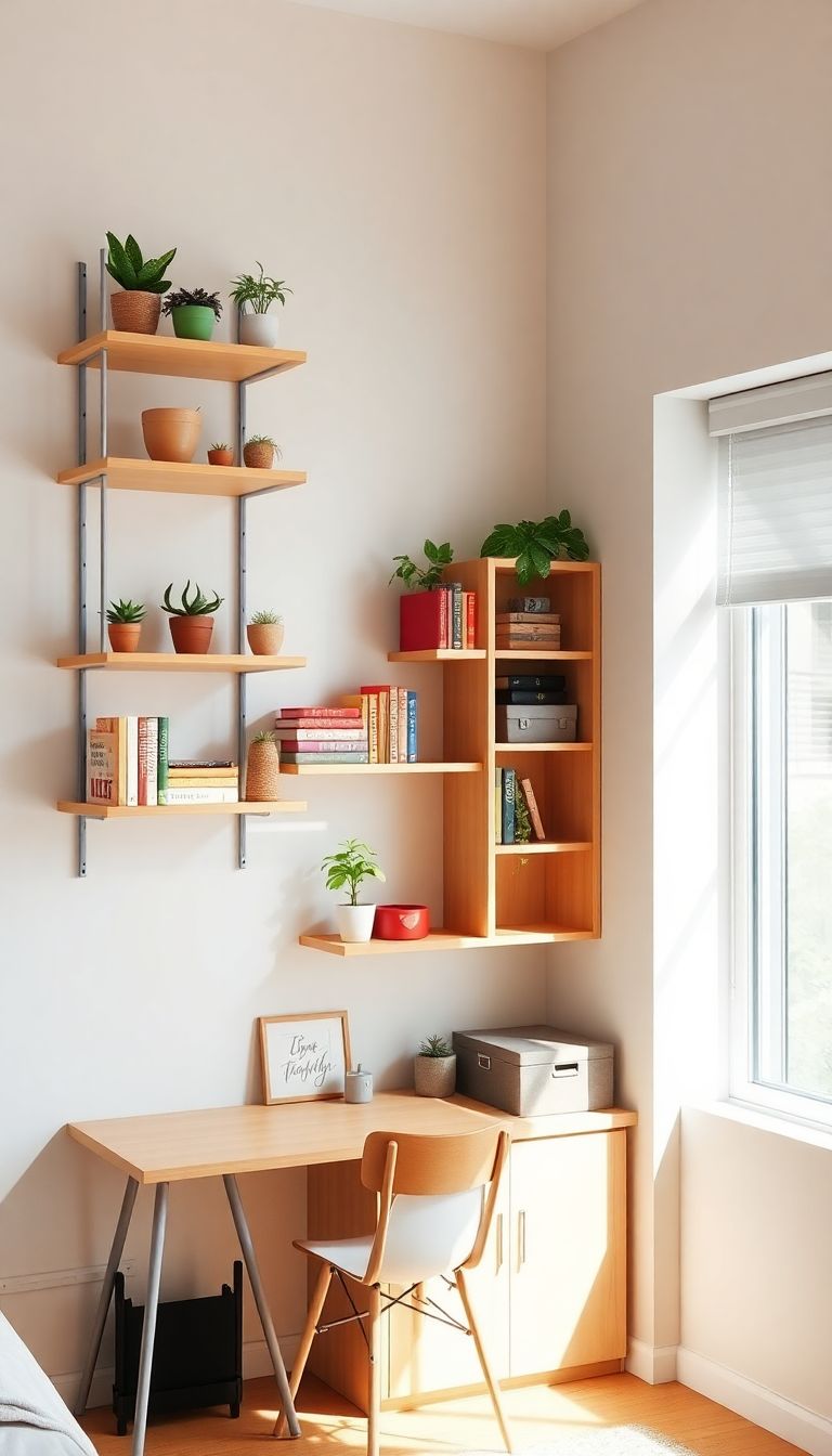 Creative use of shelves