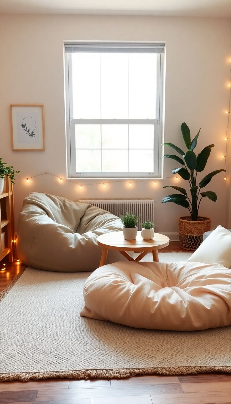 Cozy lounge area