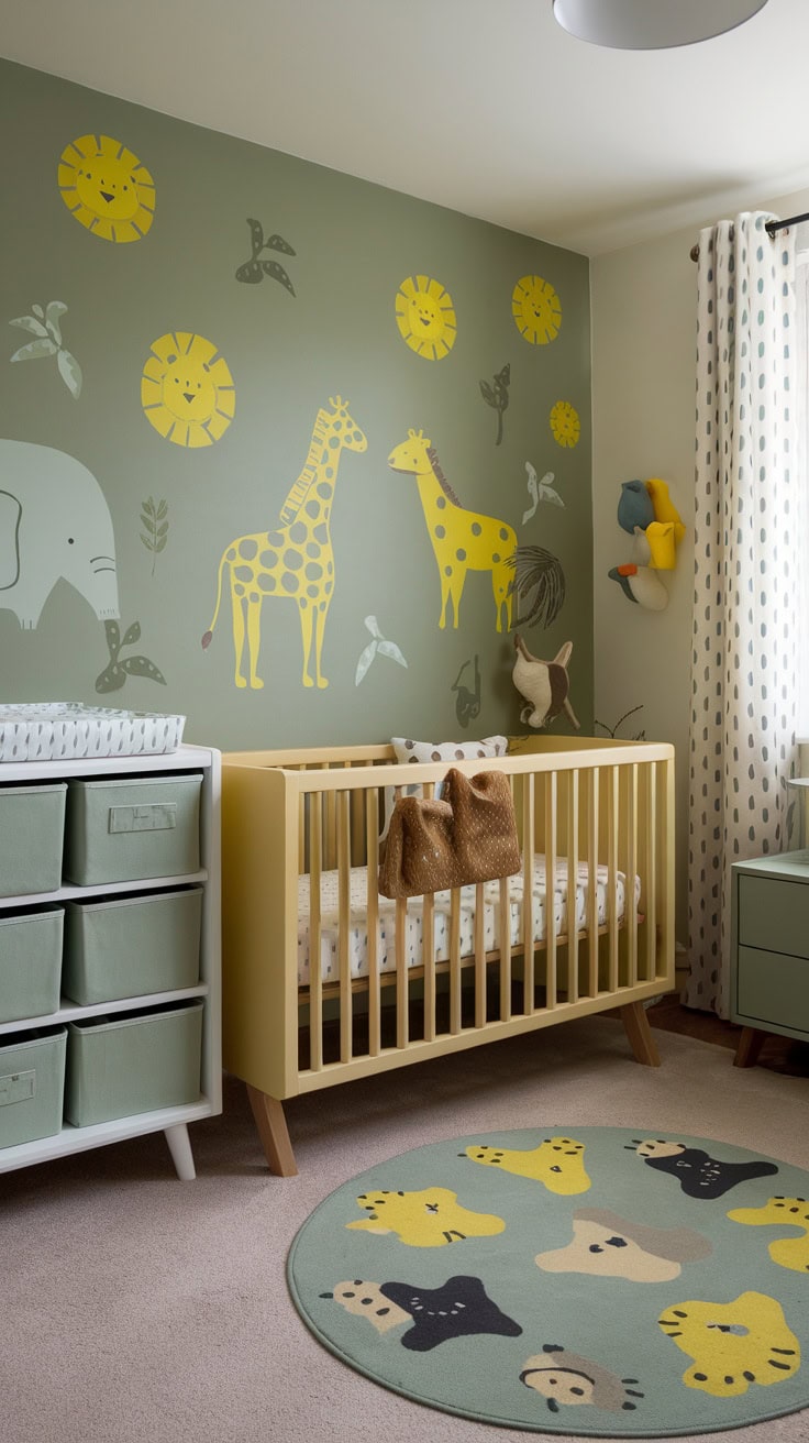 Enchanting Sage Green and Yellow Nursery Inspiration: 10 Ideas to Transform Your Baby’s Room