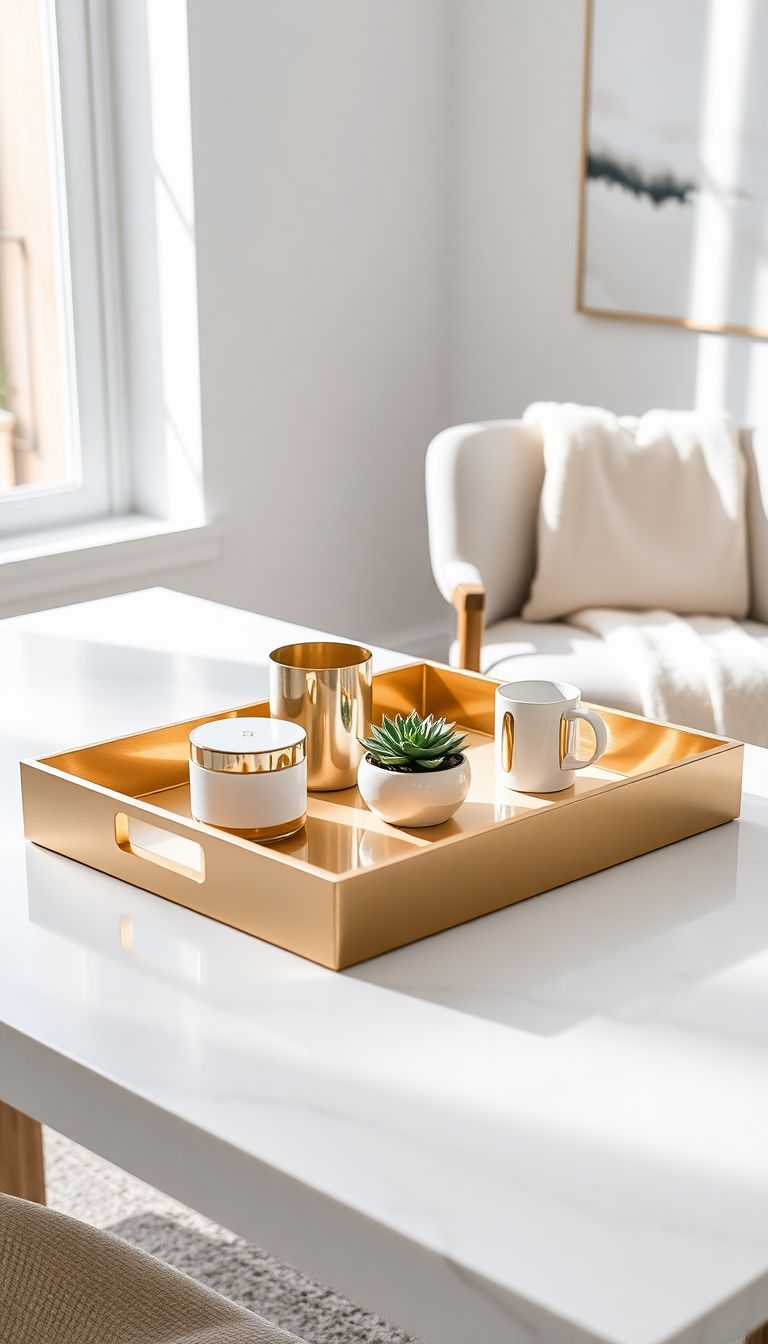 Decorative trays for a polished look