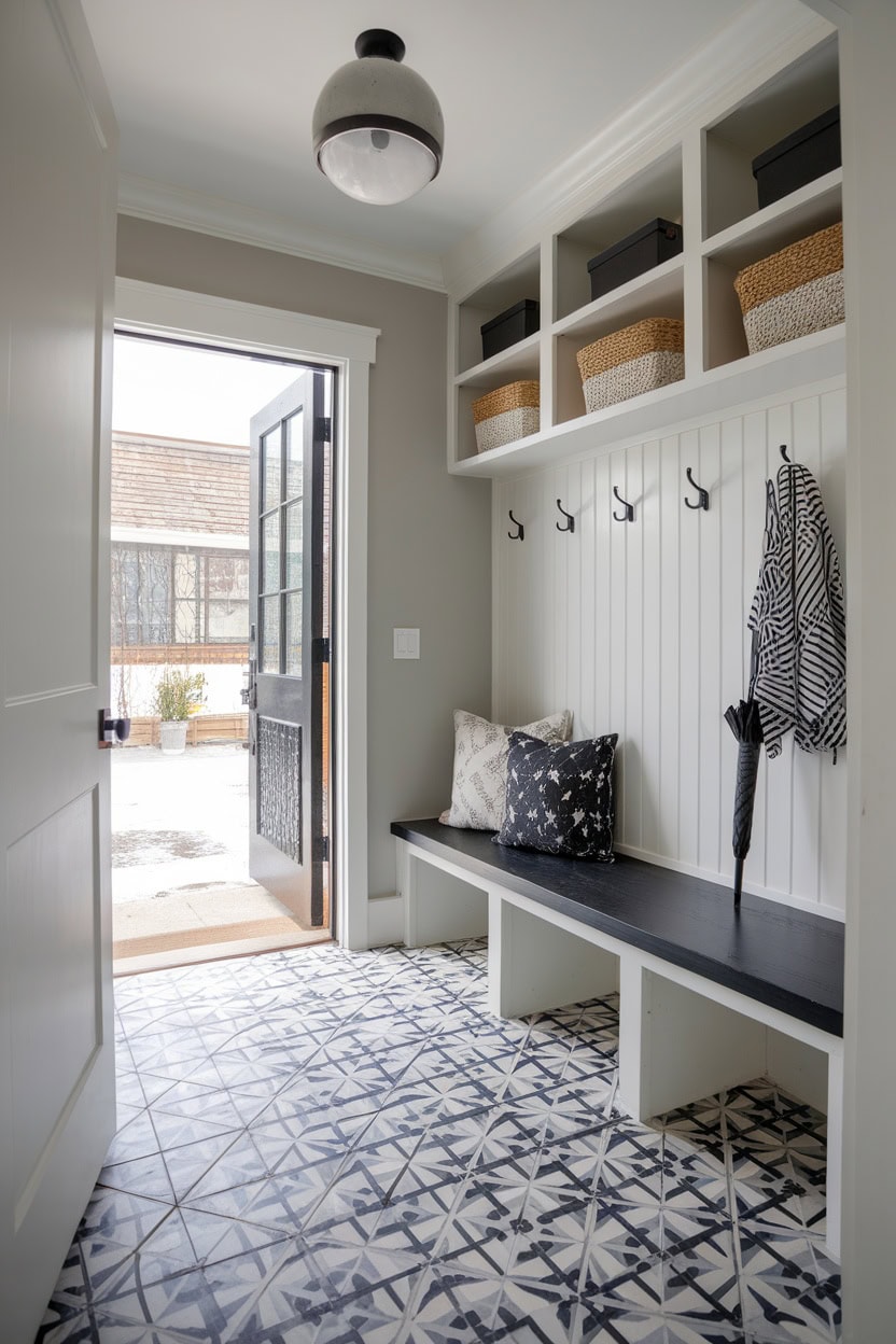 Transform Your Front Door with These 15 Chic Mudroom Entryway Ideas