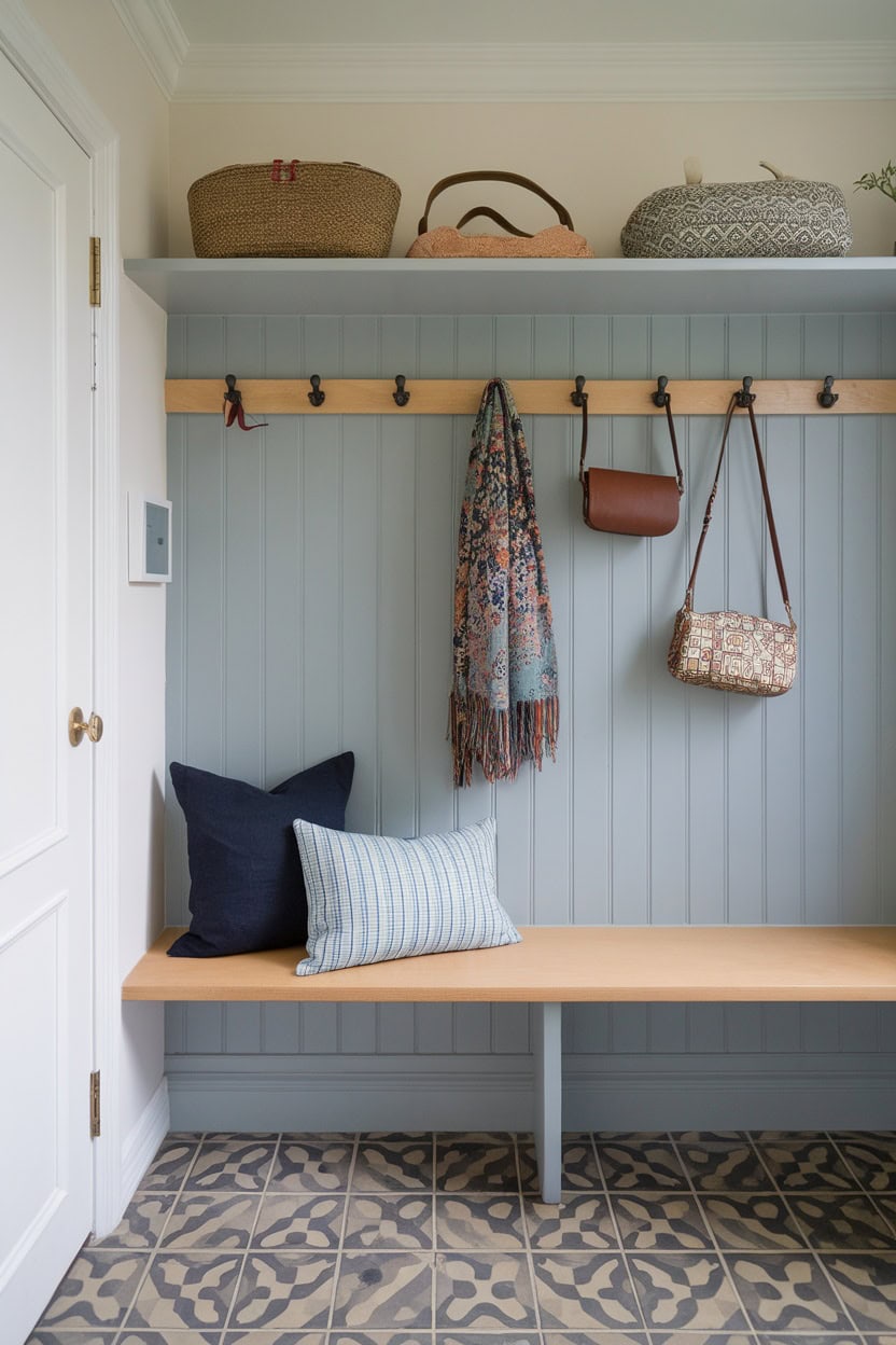 Transform Your Entryway with These 15 Stunning Scandinavian Mudroom Ideas!