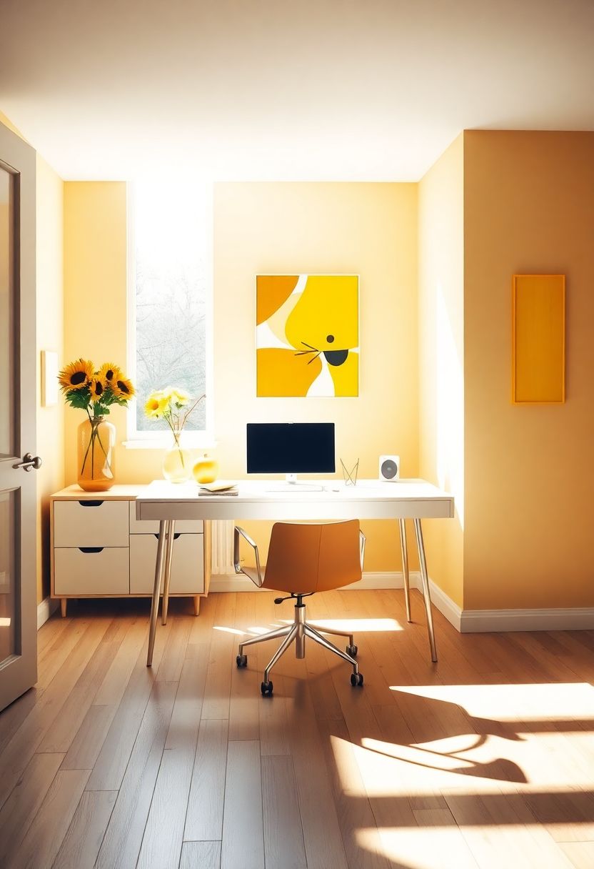 Energetic yellow tones