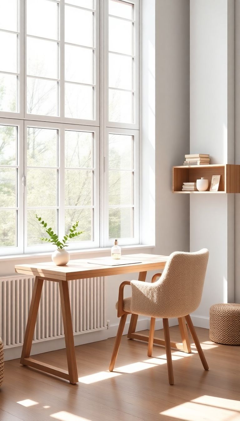 Scandinavian aesthetics with natural light