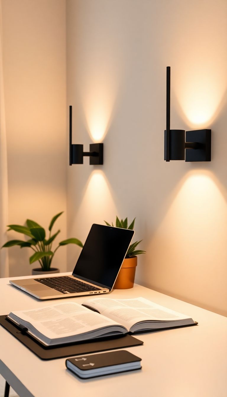 Wall lights for workplace lighting