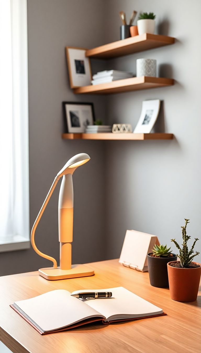 Task lighting with clip-on designs