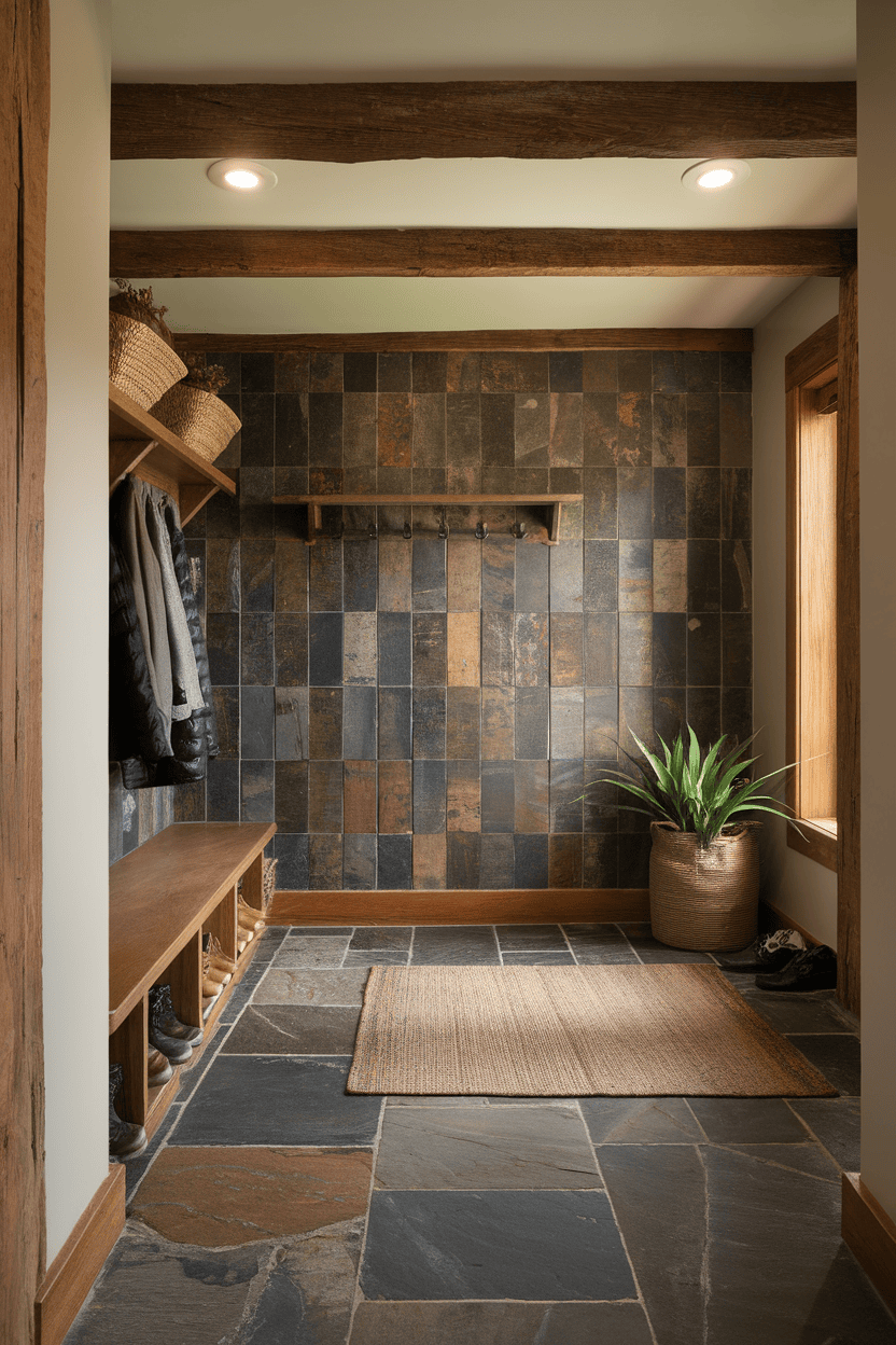 Upgrade Your Entryway with These 15 Chic Mudroom Flooring Ideas