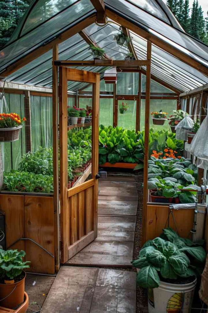 Combining the convenience of raised bed gardening with the benefits of a controlled environment, this raised bed greenhouse is popular with those seeking a more comfortable gardening experience as it reduces the need to bend or kneel.