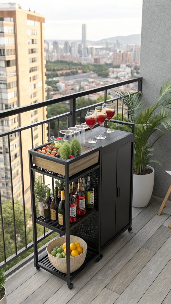 Transform Your Apartment Balcony with These 15 Creative Bar Ideas!