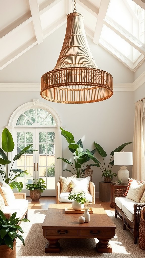 Use eye-catching lighting fixtures