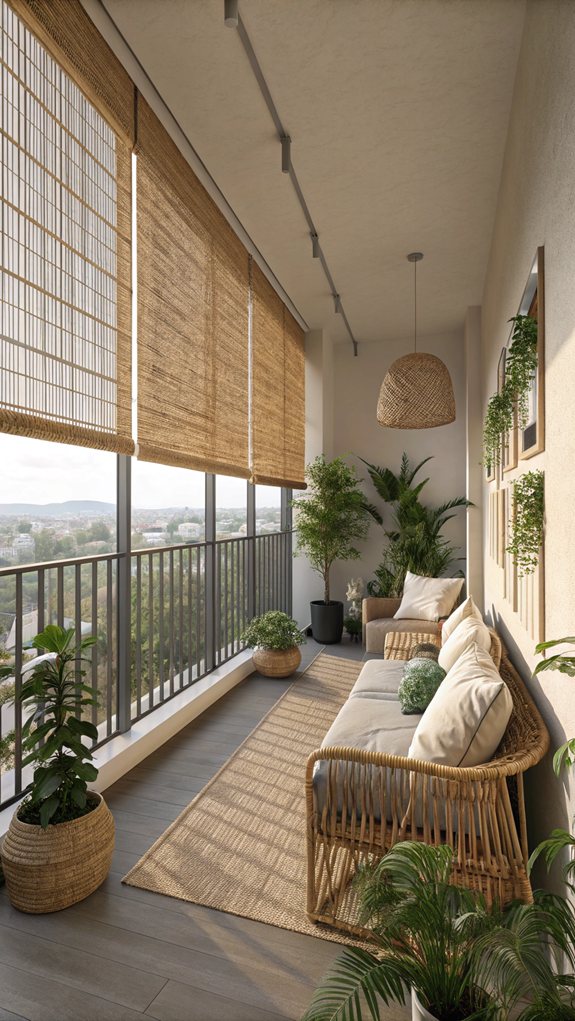 natural bamboo window coverings