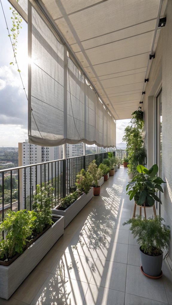 Transform Your Apartment Balcony with These 15 Creative Shade Ideas!