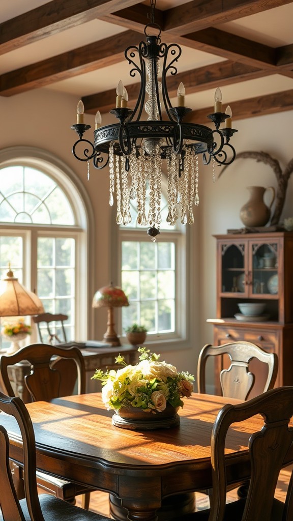 Chandelier with character