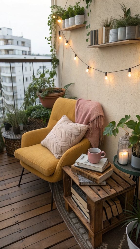 comfortable corner for reading